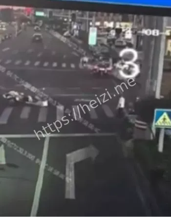 撞人行道