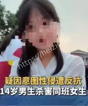 14岁男孩杀害女生