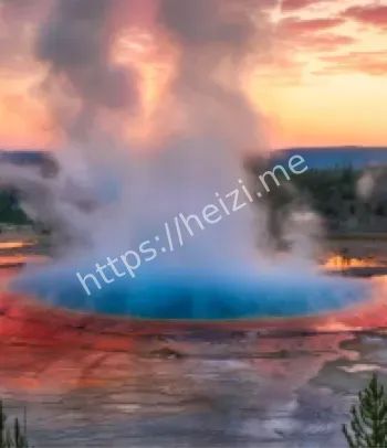 黄石大棱镜泉奇观