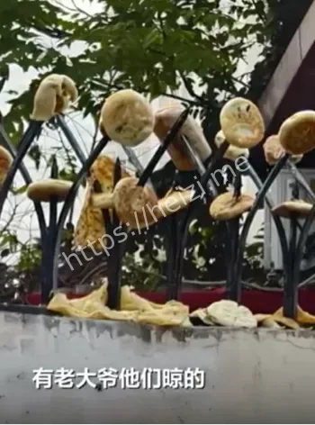 天津小区围墙面食事件