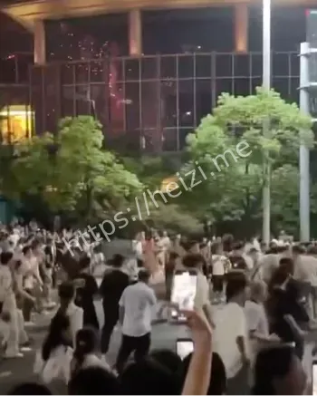 民众围殴制服