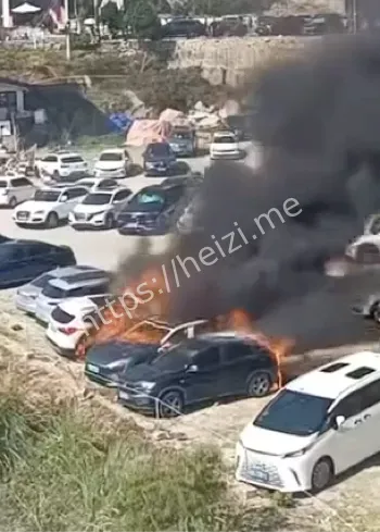 新车800公里停车场自燃