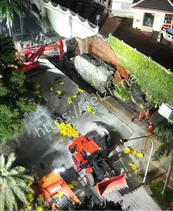 防洪堤坝渗水坍塌安全隐患