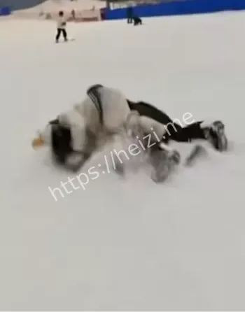 人体滑雪板事故