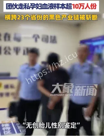 孕妇血绑身上出境