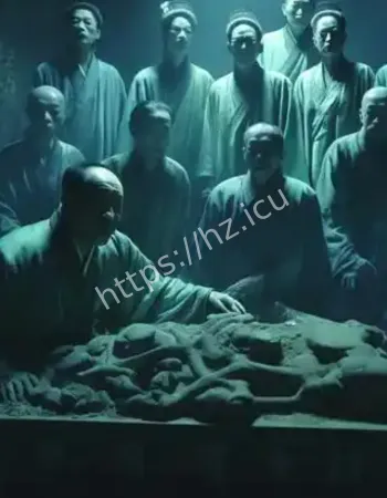 三人夜探古墓