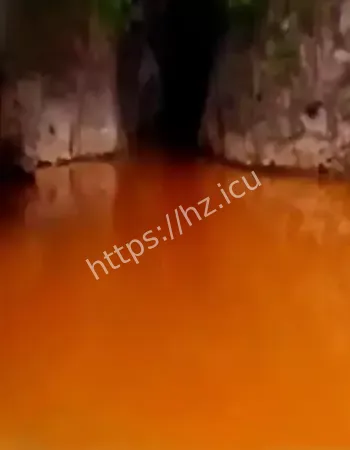 一夜成血红色