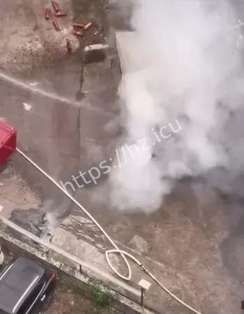 车被烧成车架